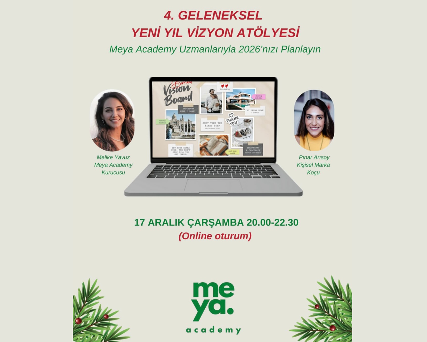 Online Yeni Yıl Vizyon Atölyesi (KDV dahil)